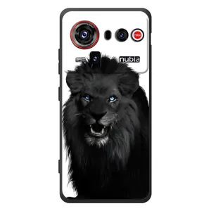Чехлы с картинками животных ZTE nubia Z80 Ultra (Черный ЛЕВ)