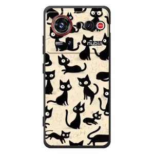 Чехол с рисунком кот на ZTE nubia Z80 Ultra