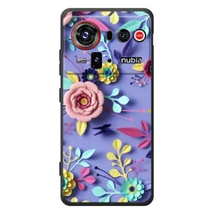 Чехлы с Цветами для ZTE nubia Z80 Ultra (VPrint) (Цветочный дизайн)