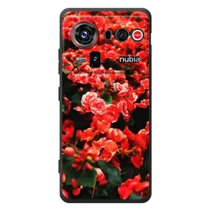 Чехлы с Цветами для ZTE nubia Z80 Ultra (VPrint) (Цветы красные)