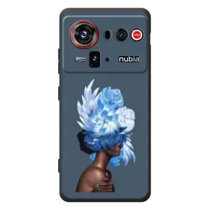 Чехлы (ART) Цветы на ZTE nubia Z80 Ultra (VPrint) (Цветы на голове)