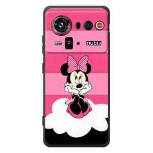 Эксклюзивный чехол для ZTE nubia Z80 Ultra (AlphaPrint - Мультяшные) (Девочка Maus)