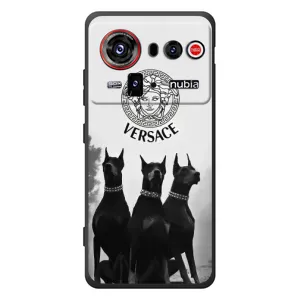 Чехлы VERSACE для ЗТЕ нубия З80 Ультра (PREMIUMPrint) (Доберман Версаче)