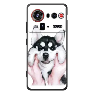 Чехлы с собаками для ZTE nubia Z80 Ultra (VPrint) (Довольный Хаски)