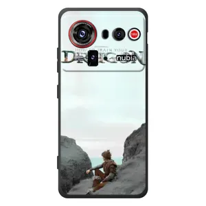 Чехол как приручить дракона на ZTE nubia Z80 Ultra (Дракон лого)
