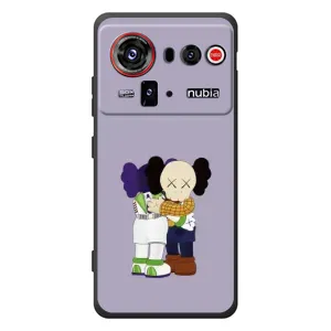 Чехлы для ZTE nubia Z80 Ultra - Bearbrick Louis Vuitton (PREMIUMPrint) (Дружба Беарбрик)