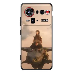 Чехол как приручить дракона на ZTE nubia Z80 Ultra (Фильм дракон)