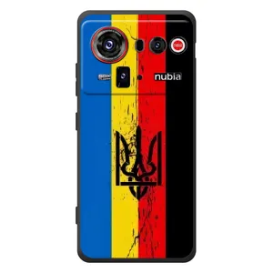 Украинские Чехлы для ZTE nubia Z80 Ultra с картинкой УПА (AlphaPrint) (Прапор УПА)