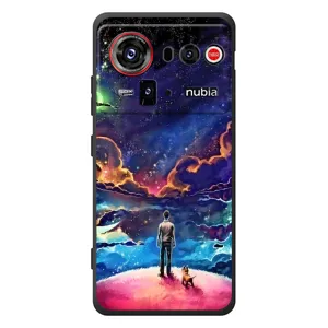 Космические Чехлы для ЗТЕ нубия З80 Ультра (VPrint) (Галактический вид)