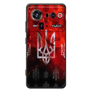 Украинские Чехлы для ZTE nubia Z80 Ultra с картинкой УПА (AlphaPrint) (ГЕРБ УПА)