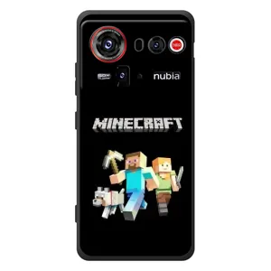 Чехол Майнкрафт на ZTE nubia Z80 Ultra (AlphaPrint) Minecraft (герои Minecraft)