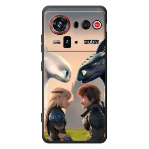 Чехол как приручить дракона на ZTE nubia Z80 Ultra (Иккинг и Астрид)
