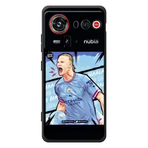 Чехлы с футболистом Ерлинг Холанд для ZTE nubia Z80 Ultra (AlphaPrint) (гол Эрлинг Холланд)