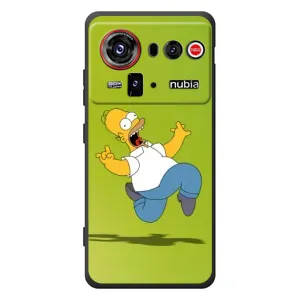 Чехол с Симпсонами для ZTE nubia Z80 Ultra (VPrint) (Гомер Симпсон)