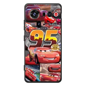 Силиконовый чехол Маквин для ZTE nubia Z80 Ultra (Коллаж Молния Маквин)