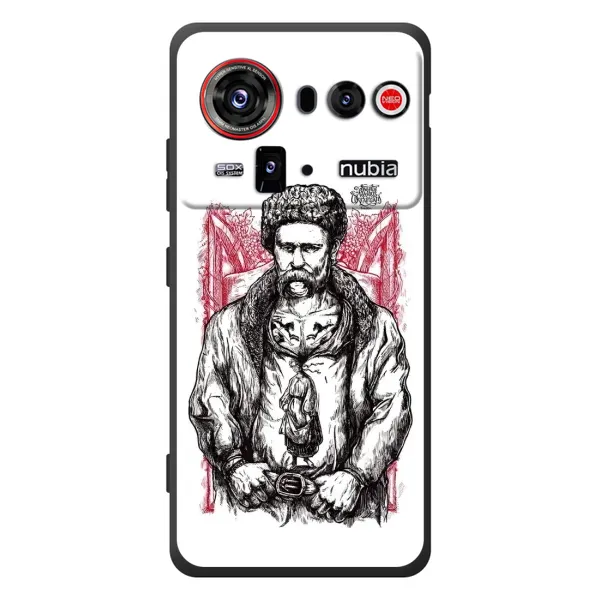 Чехол с принтом «Козак Шевченко» для ZTE nubia Z80 Ultra Чехол с принтом «Козак Шевченко» для ZTE nubia Z80 Ultra