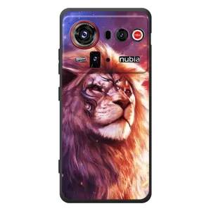 Чехол со Львом для ZTE nubia Z80 Ultra (VPrint) (Красочный Лев)