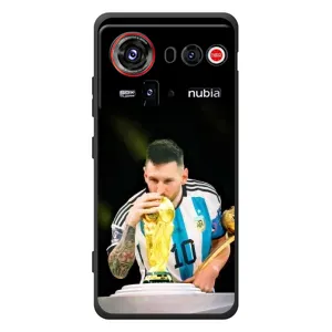 Чехлы для ZTE nubia Z80 Ultra (Leo чемпион) (AlphaPrint) (Кубок Месси)