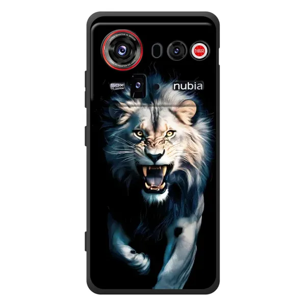 Чехол с принтом «Лев в темноте» для ZTE nubia Z80 Ultra