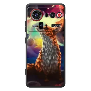 Чехлы с картинкой Лисички для ZTE nubia Z80 Ultra (VPrint) (Лисица в космосе)