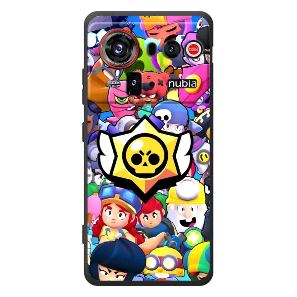 Чохол з принтом «Лого Brawl Stars» для ZTE nubia Z80 Ultra