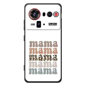 Чехлы для мамы на ZTE nubia Z80 Ultra (Текстовый коллаж мама)
