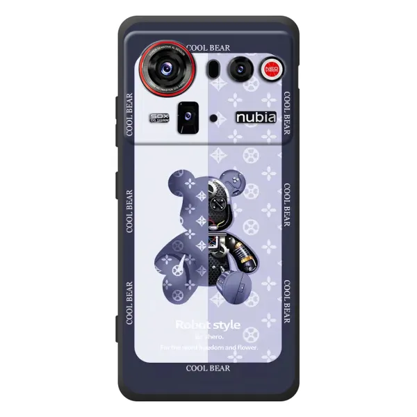Чохол з принтом «Медведик LV» для ZTE nubia Z80 Ultra
