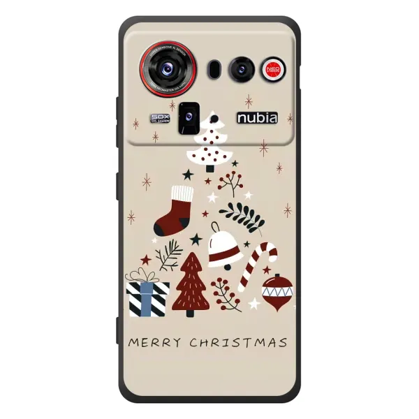 Чохол з принтом «Merry Christmas» для ZTE nubia Z80 Ultra