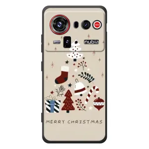 Рождественские Чехлы для ZTE nubia Z80 Ultra (VPrint) (Merry Christmas)