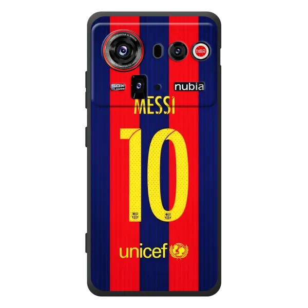 Чохол з принтом «Messi Barca 10» для ZTE nubia Z80 Ultra