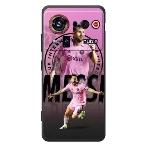 Чехлы для ЗТЕ нубия З80 Ультра - Лео Месси Маями (Messi Miami)