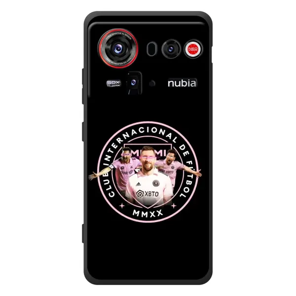 Чохол з принтом «Мессі в лого» для ZTE nubia Z80 Ultra Чохол з принтом «Мессі в лого» для ZTE nubia Z80 Ultra