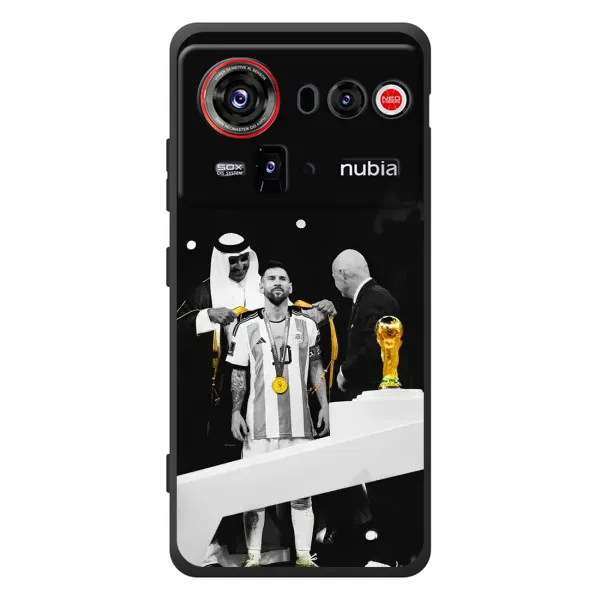 Чохол з принтом «Мессі коронований» для ZTE nubia Z80 Ultra Чохол з принтом «Мессі коронований» для ZTE nubia Z80 Ultra