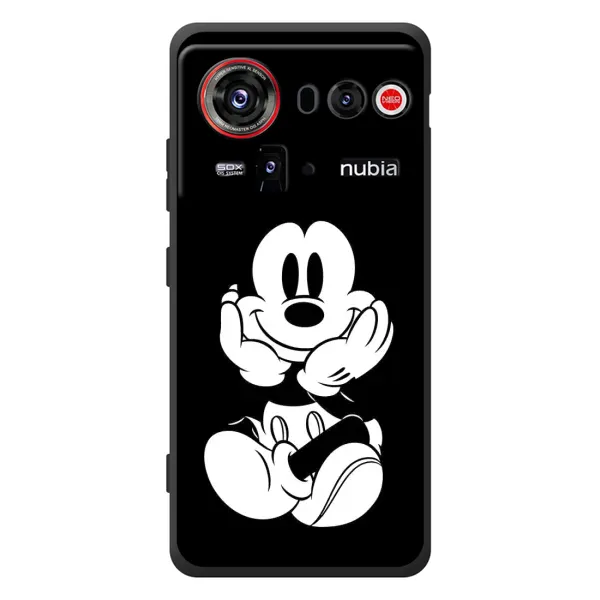 Чехол с принтом «Микки на черном» для ZTE nubia Z80 Ultra Чехол с принтом «Микки на черном» для ZTE nubia Z80 Ultra