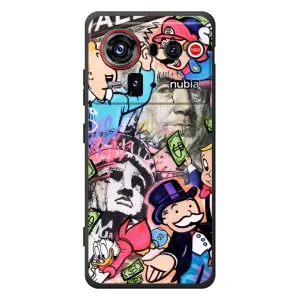 Чехлы с крутыми принтами для ZTE nubia Z80 Ultra - (PREMIUMPrint) (Monopoly man)