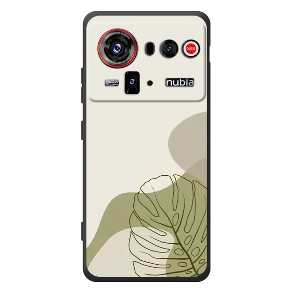 Чохол з принтом «Зелена монстера дизайн» для ZTE nubia Z80 Ultra Чохол з принтом «Зелена монстера дизайн» для ZTE nubia Z80 Ultra