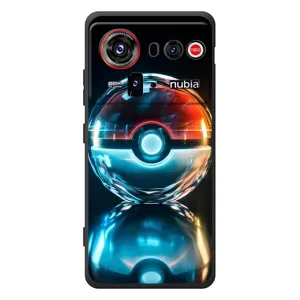 Чехол с Пикачу на ZTE nubia Z80 Ultra (Мяч Пикачу)