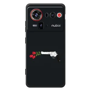 Чехлы (ART) Цветы на ZTE nubia Z80 Ultra (VPrint) (Неожиданные цветы)