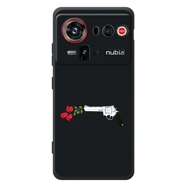 Чохол з принтом «Неочікувані квіти» для ZTE nubia Z80 Ultra