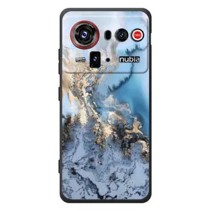 Мраморный чехол на ZTE nubia Z80 Ultra (VPrint) (Нежный мрамор)