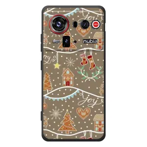 Новогодние, Праздничные Чехлы для ZTE nubia Z80 Ultra - 2024 год (Новогодние пряники)