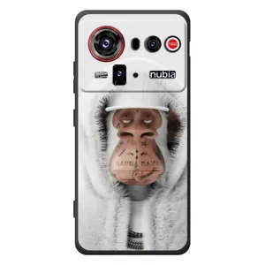 Чехлы с Обезьянами NFT для ZTE nubia Z80 Ultra (AlphaPrint) (обезьяна NFT в тату)