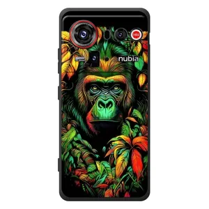 Чехол с Обезьянами ZTE nubia Z80 Ultra - (AlphaPrint) (Обезьяна в тропиках)