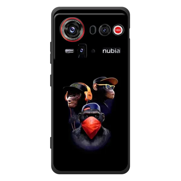Чехол с принтом «Три обезьяны» для ZTE nubia Z80 Ultra Чехол с принтом «Три обезьяны» для ZTE nubia Z80 Ultra