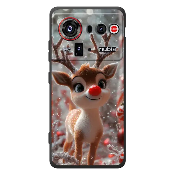 Чохол з принтом «Олень з носом» для ZTE nubia Z80 Ultra Чохол з принтом «Олень з носом» для ZTE nubia Z80 Ultra