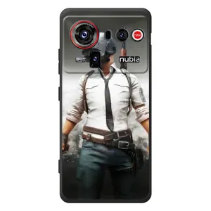 Чехол PUBG для ЗТЕ нубия З80 Ультра (AlphaPrint) (Пабг мен)