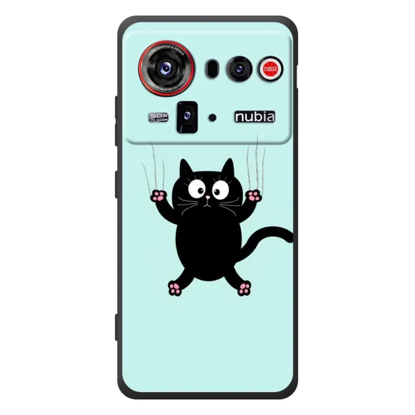 Чохол з принтом «Падаючий кіт» для ZTE nubia Z80 Ultra Чохол з принтом «Падаючий кіт» для ZTE nubia Z80 Ultra