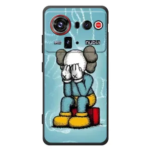 Чехлы для ZTE nubia Z80 Ultra - Bearbrick Louis Vuitton (PREMIUMPrint) (Плач Bearbrick)
