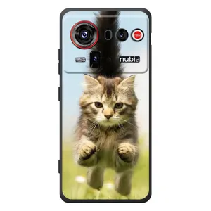 Чехлы с Котиками для ZTE nubia Z80 Ultra (VPrint) (Прыжок кота)