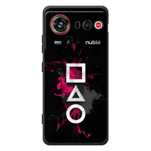 Чехол Гра в кальмара для ZTE nubia Z80 Ultra (Символы Игра кальмара)